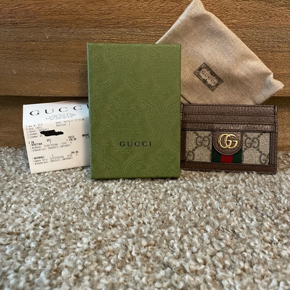 GUCCI- Ophidia GG Card Case